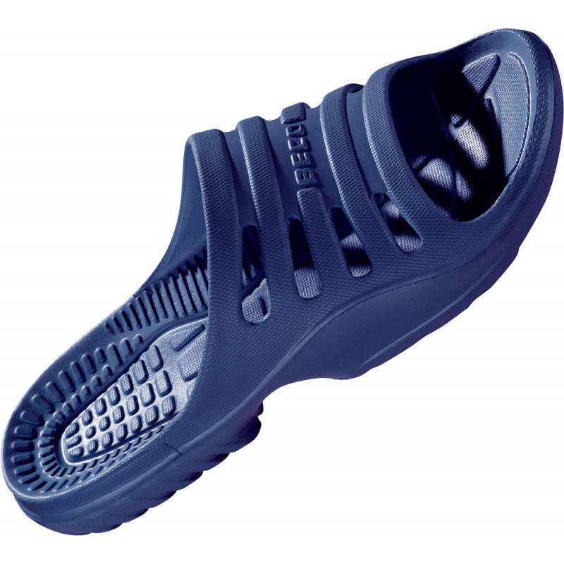 Beco Slippers Badepantolette mit Fußbett und breiter Bandage Paar Herren