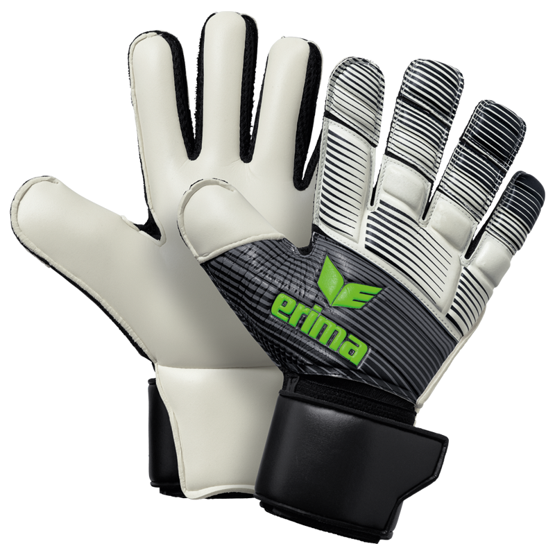 Skinator Hybrid Match Torwarthandschuh in schwarz/weiß/green gecko