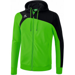 Erima Club 1900 2.0 Trainingsjacke mit Kaputze in green/schwarz