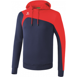 Erim Club 1900 2.0 Kapuzensweat in navy/rot