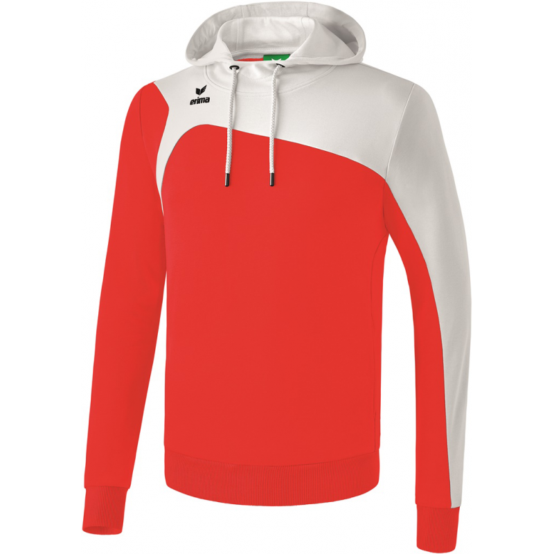 Erima Club 1900 2.0 Kapuzensweat in orange/schwarz