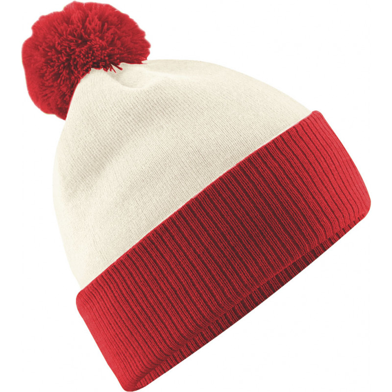 Beechfield Snowstar Two-Tone Beanie Mütze Kopfbedeckung