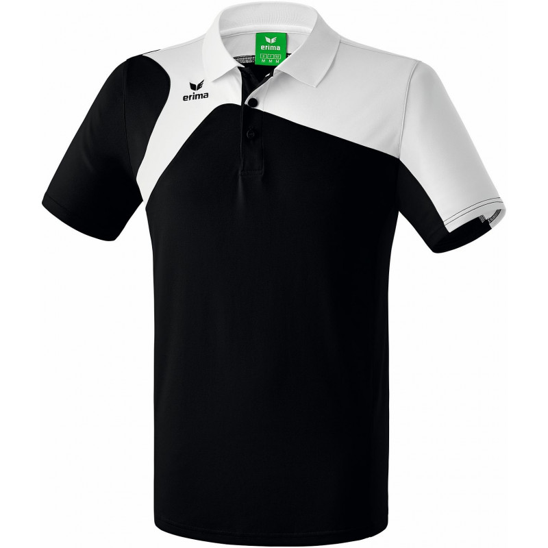 Erima Club 1900 2.0 Herren Polo in schwarz/weiß
