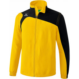Erima Club 1900 2.0 Jacke mit abnehmbaren Ärmeln in gelb/schwarz