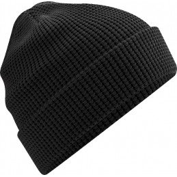 Beechfield Organic Cotton Waffle Beanie Wintermütze Kopfbedeckung