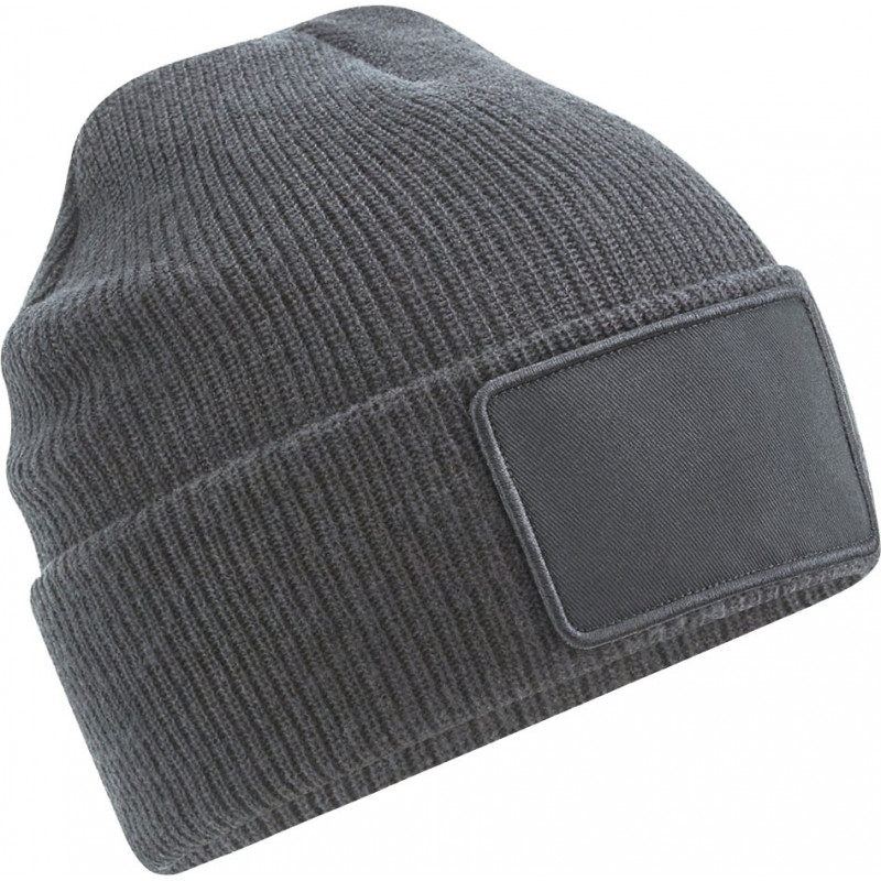 Beechfield Removable Patch Thinsulate™ Beanie Wintermütze Kopfbedeckung