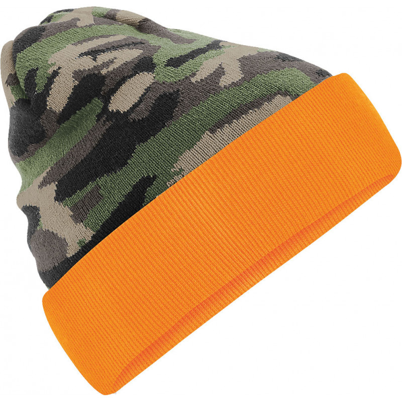 Beechfield Camo Cuffed Beanie Wintermütze Kopfbedeckung