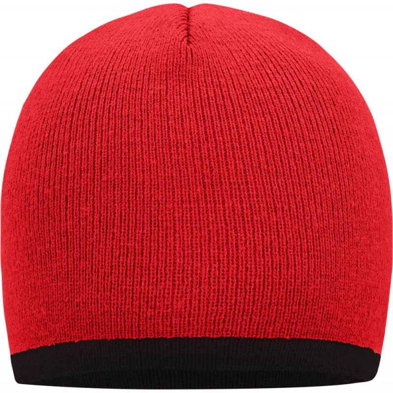 Myrtle Beach Beanie With Contrasting Border Strickmütze Wintermütze Kopfbedeckung