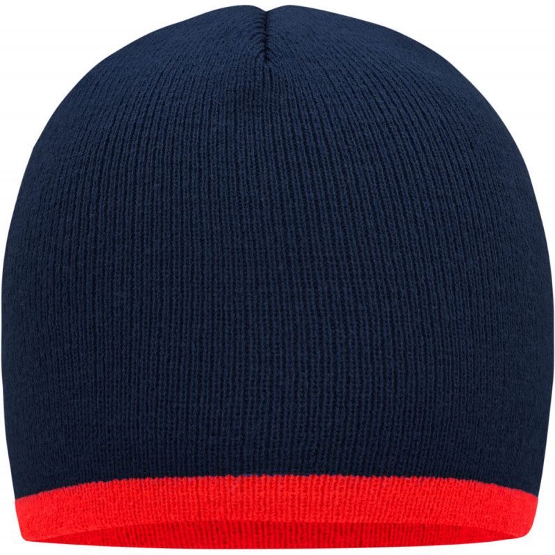 Myrtle Beach Beanie With Contrasting Border Strickmütze Wintermütze Kopfbedeckung