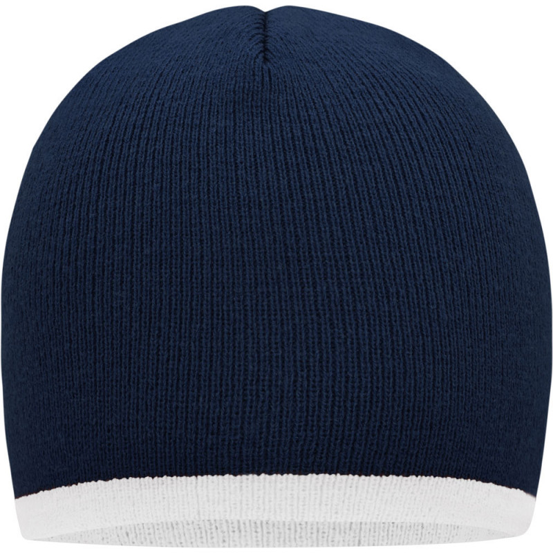 Myrtle Beach Beanie With Contrasting Border Strickmütze Wintermütze Kopfbedeckung