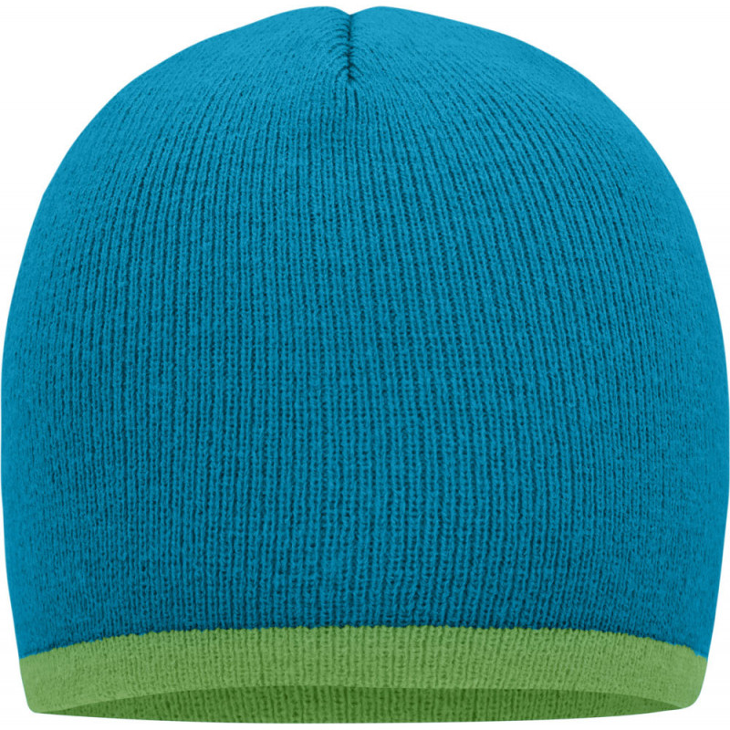 Myrtle Beach Beanie With Contrasting Border Strickmütze Wintermütze Kopfbedeckung