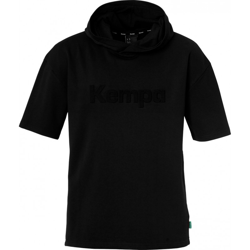 Kempa Hood Shirt black & white T-Shirt