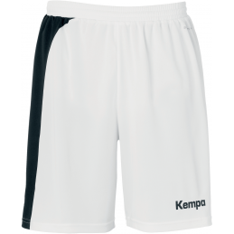 Kempa Peak Shorts Junior in weiß/schwarz