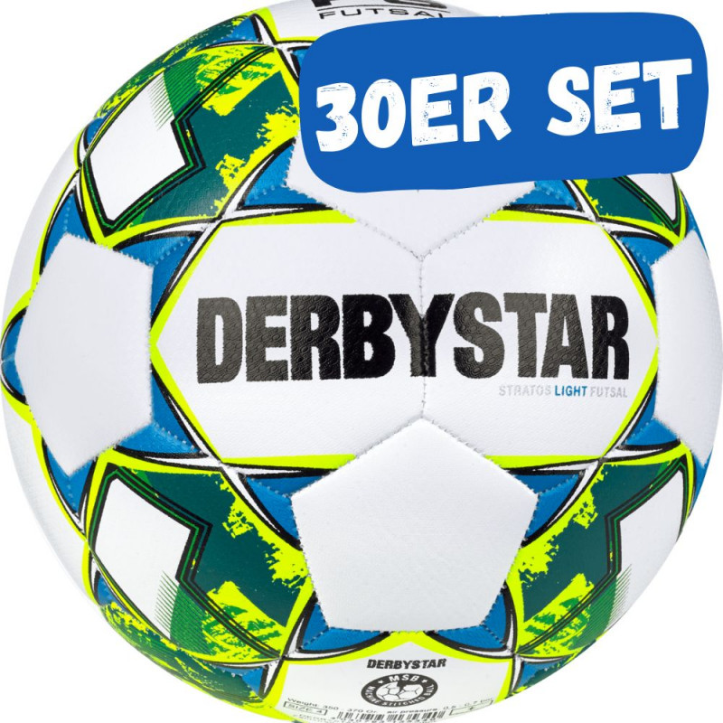 Derbystar STRATOS LIGHT FUTSAL Jugend-Fussball 30er Set