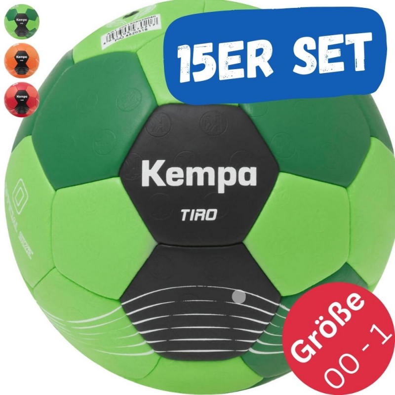Kempa Tiro Handball Trainingsball Spielball für Kinder 15er-Set