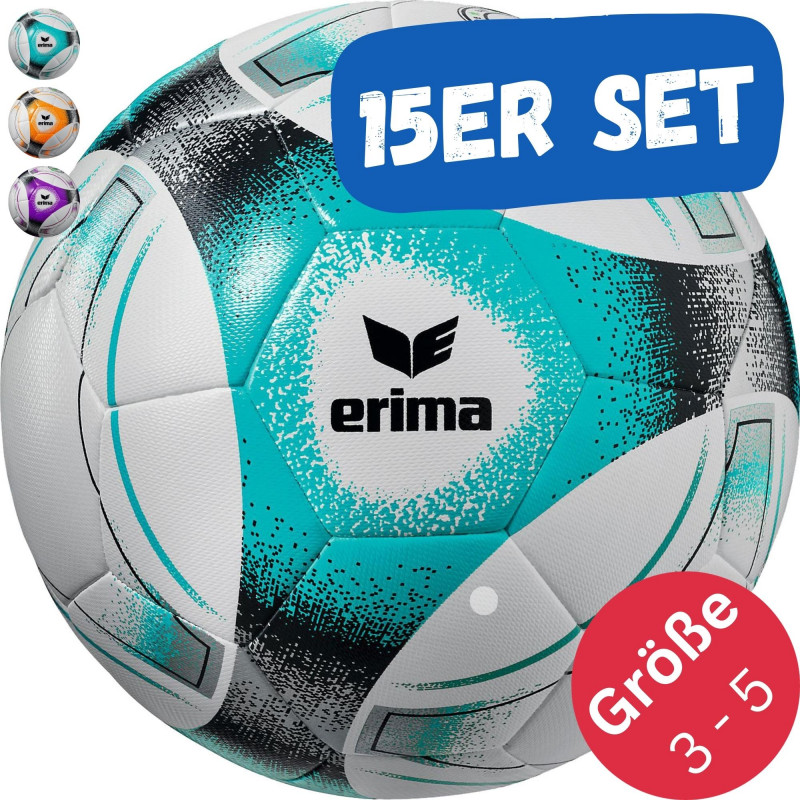 Erima Hybrid Lite 290 Fussball Trainingsball 15er-Set