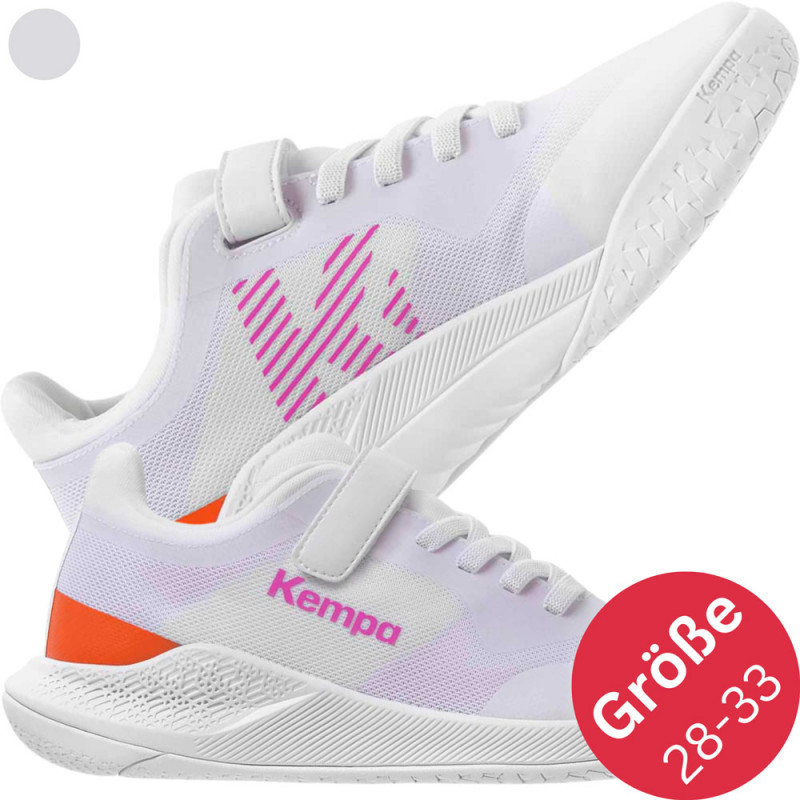 Kempa Kourtfly Kids Handballschuh in weiß/lila