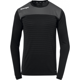 Kempa Emotion 2.0 junior Langarmshirt in schwarz/anthra