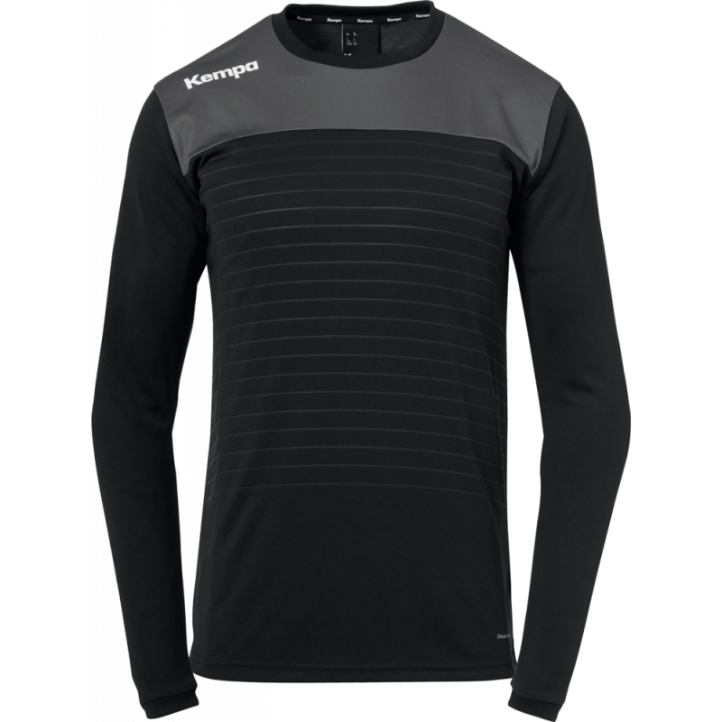 Kempa Emotion 2.0 junior Langarmshirt in schwarz/anthra