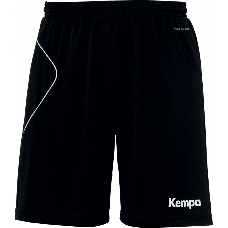 Kempa Curve Junior Shorts in schwarz/gold