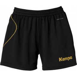 Kempa Curve Damen Shorts in schwarz/gold