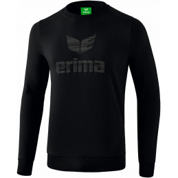 Erima Essential junior Sweatshirt in schwarz/grau