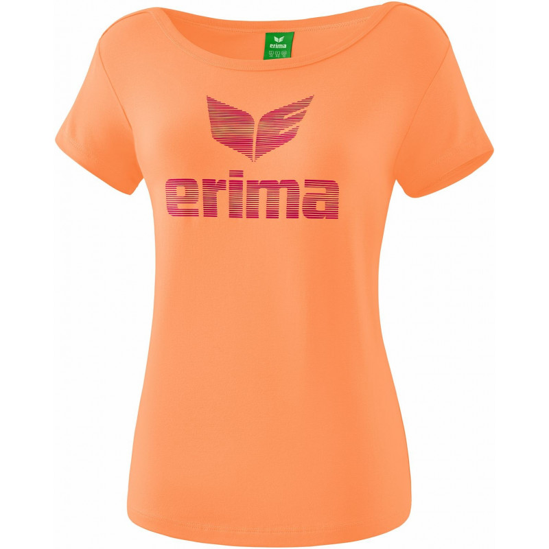 Erima Essential Damen T-Shirt in twist of lime/lime pop