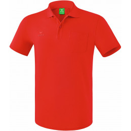 Erima Poloshirt mit Brustasche in rot