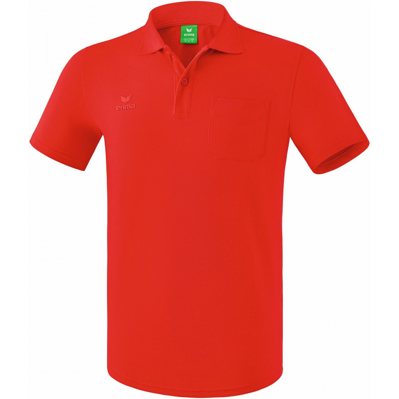 Erima Poloshirt mit Brustasche in rot