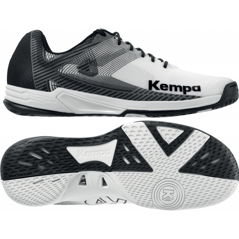 Kempa Wing 2.0 Handballschuh in weiß/schwarz