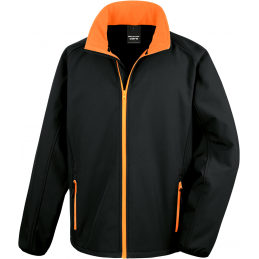 Result Herren 2-Lagen Softshell Jacke "Printable"