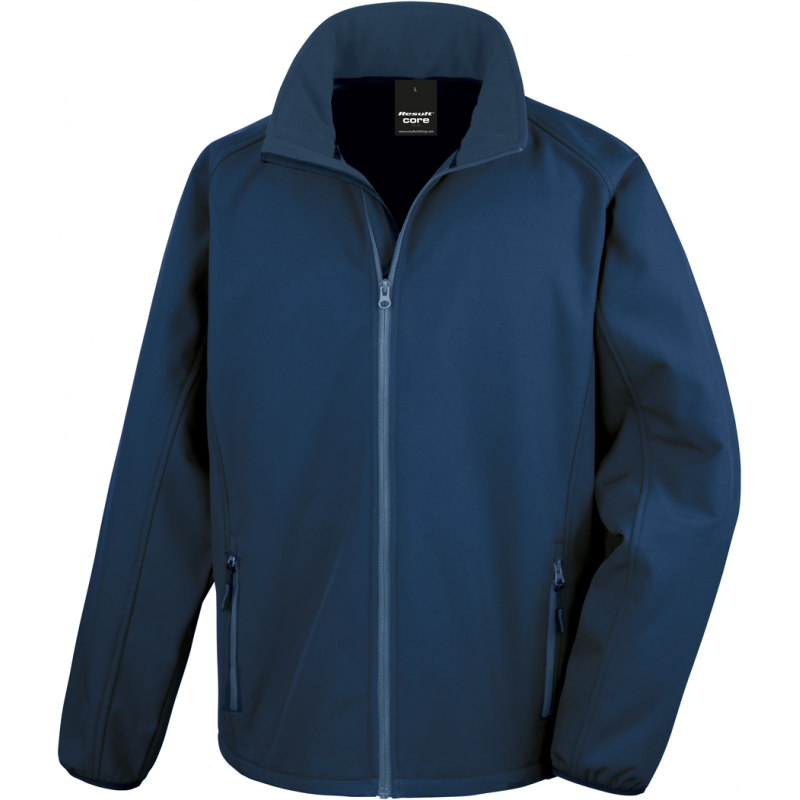 Result Herren 2-Lagen Softshell Jacke "Printable"