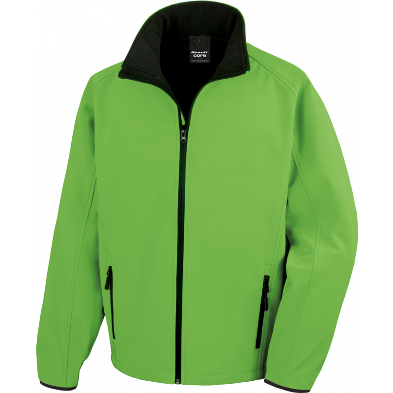 Result Herren 2-Lagen Softshell Jacke "Printable"