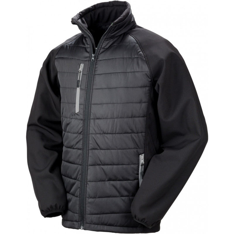 Result Herren Hybrid Jacke "Black Compass"