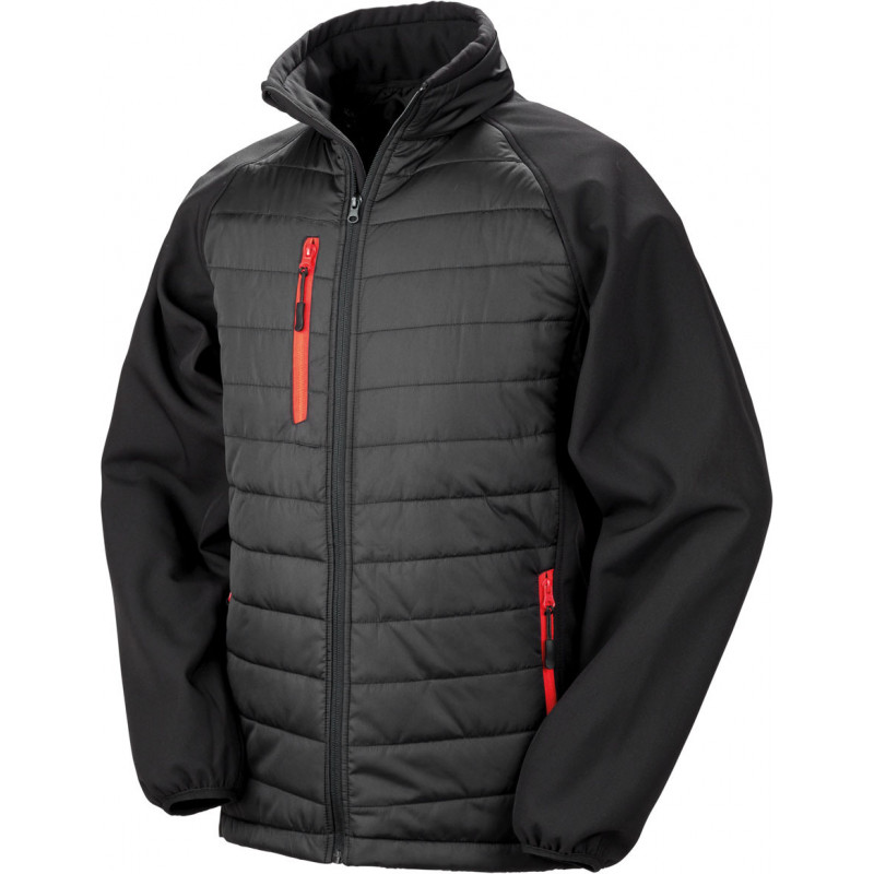Result Herren Hybrid Jacke "Black Compass"