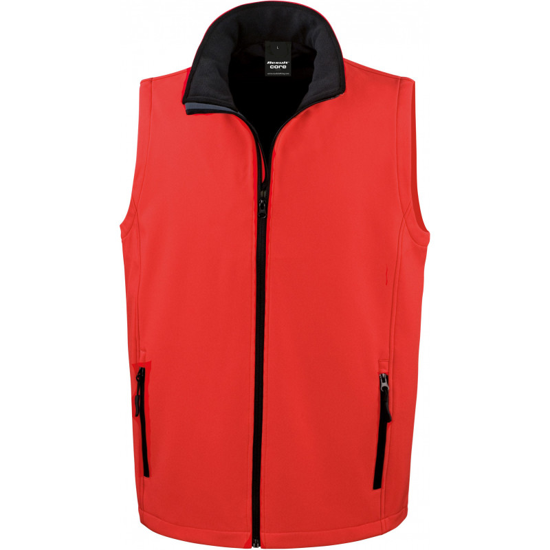 Result Herren 2-Lagen Softshell Gilet "Printable"