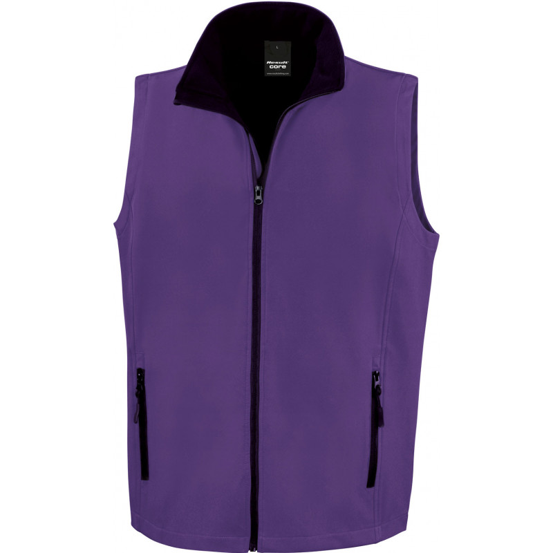 Result Herren 2-Lagen Softshell Gilet "Printable"