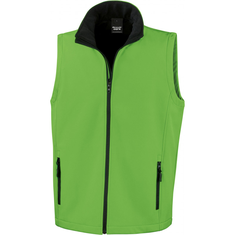 Result Herren 2-Lagen Softshell Gilet "Printable"