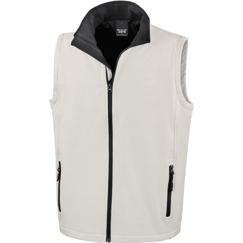 Result Herren 2-Lagen Softshell Gilet "Printable"