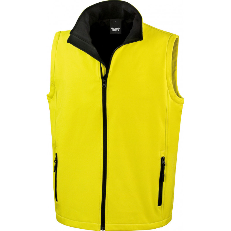 Result Herren 2-Lagen Softshell Gilet "Printable"