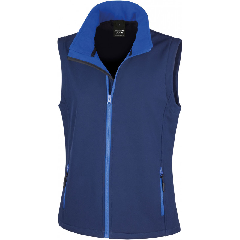Result Damen 2-Lagen Softshell Gilet "Printable"