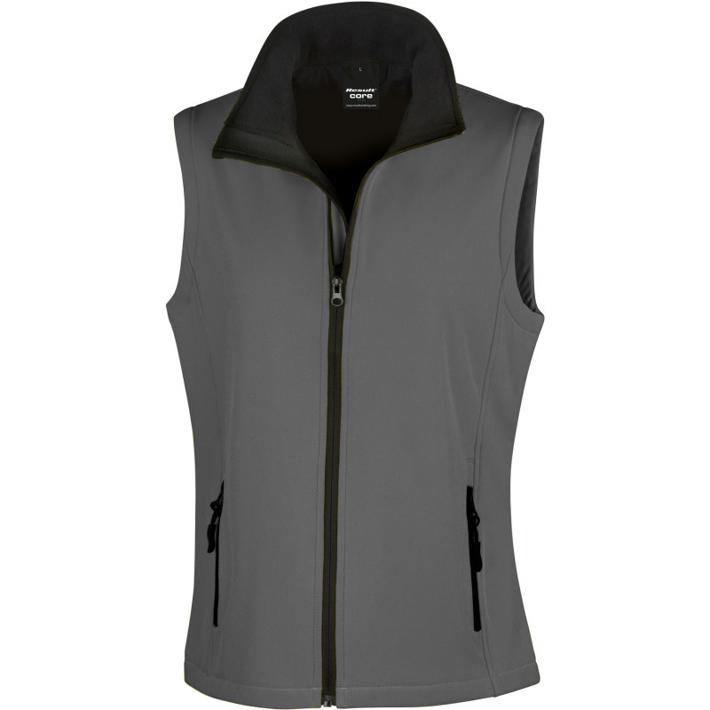 Result Damen 2-Lagen Softshell Gilet "Printable"