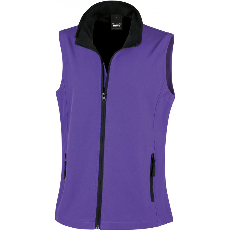 Result Damen 2-Lagen Softshell Gilet "Printable"