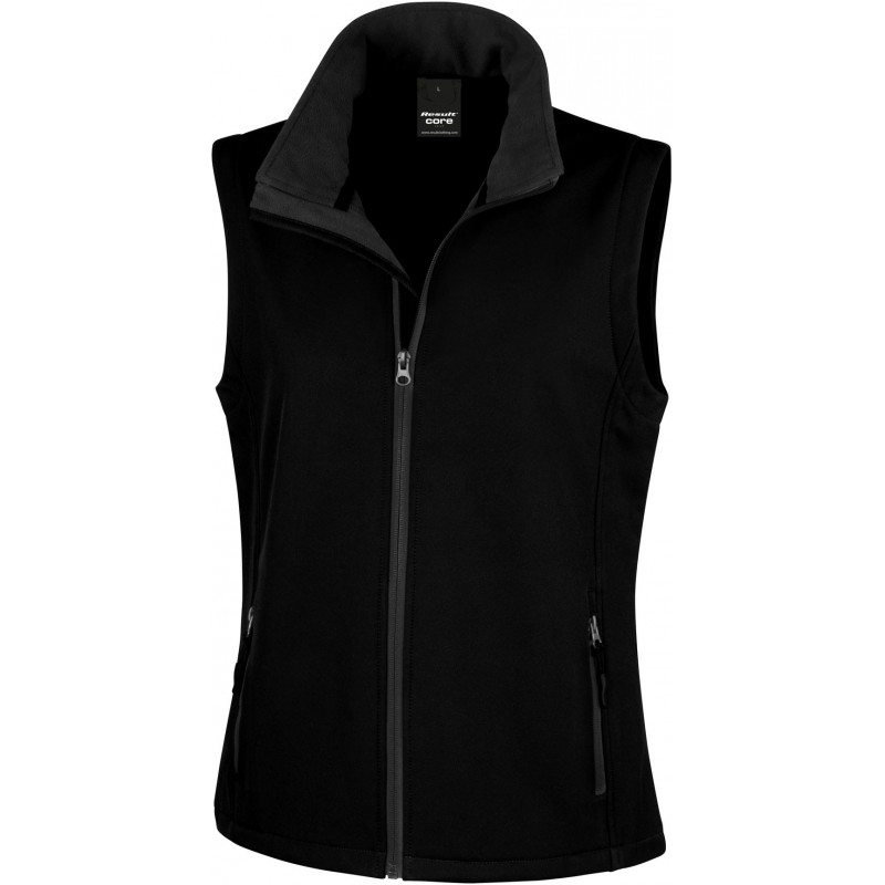 Result Damen 2-Lagen Softshell Gilet "Printable"