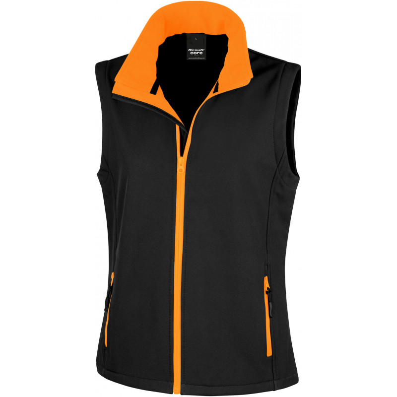 Result Damen 2-Lagen Softshell Gilet "Printable"