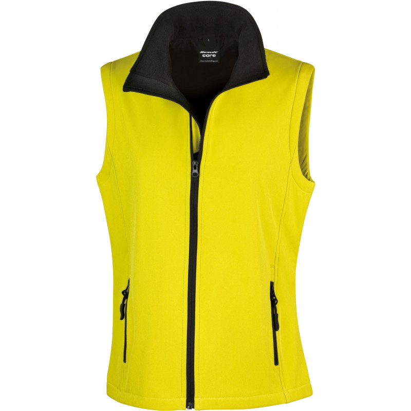 Result Damen 2-Lagen Softshell Gilet "Printable"