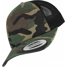 FlexFit Camo Trucker in...