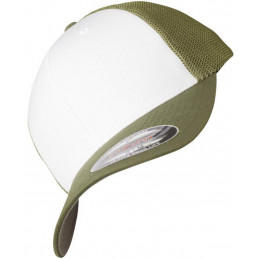 Flexfit  Mesh Colored Frond Kappe in buck/white