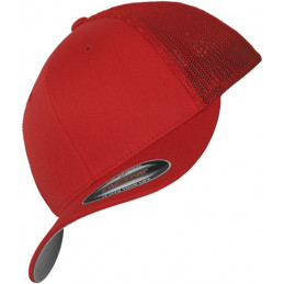 Flexfit Mesh Trucker Kappe in red