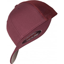 Flexfit Mesh Trucker Kappe in maroon